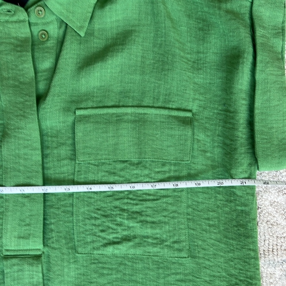 Simply Vera Vera Wang Vibrant Green Polo Shirt - Picture 7 of 7